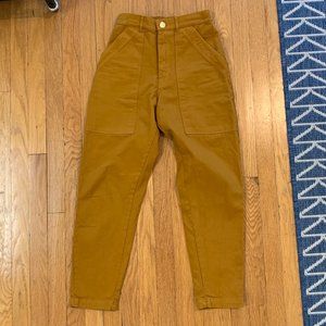 Big Bud Press Pencil Pants - Spicy Mustard XS Petite
